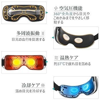 Amazon.co.jp: 目元エステ 2023温冷モデル アイウォーマー 目元